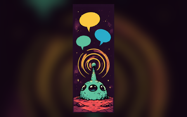 Alien chatter visual reference