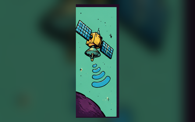 Satellite ping visual reference